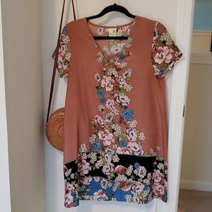 Pink Floral Dress
